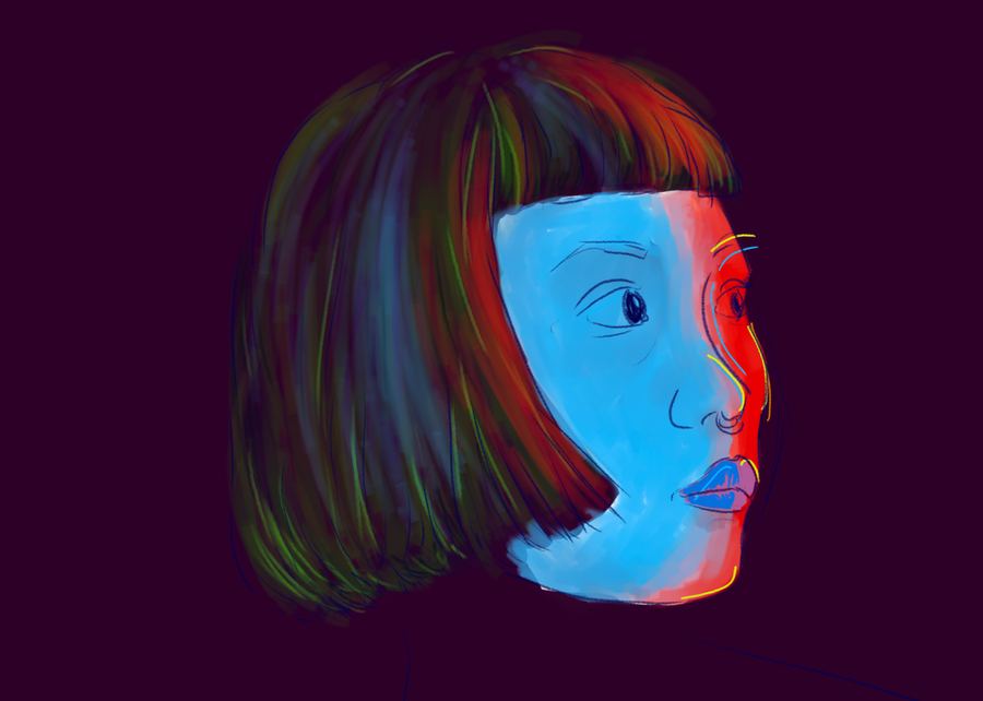 Digital painting lighting study by PalePixel